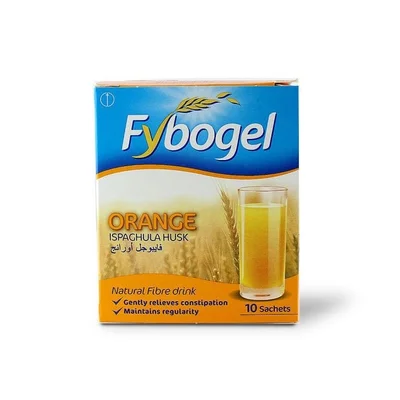 Fybogel Fibre Drink, Laxative & Bowel Regulator, Powder Sachets - 10 Sachets