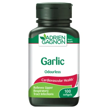 AG Garlic Supplement, Supports Cardiovascular Health & Antioxidant Benefits, Softgels - 40 Softgels