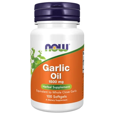 NOW Garlic Oil, Cardiovascular & Immune Support, Softgels