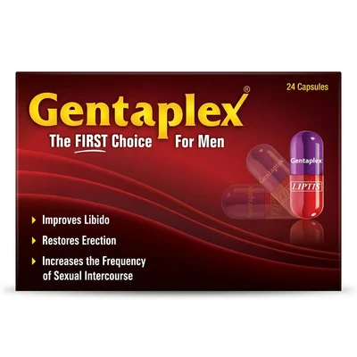 LIPTIS Gentaplex, Supports Cognitive Function & Cardiovascular Health, Capsules - 24 Count