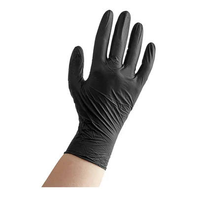 Higeen Black Gloves, Large Size - 1 Pair