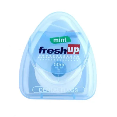 فريش أب (FreshUP) خيط تنظيف الأسنان، للعناية بالفم والأسنان - 50 متر