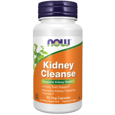 NOW Kidney Cleanse Herbal Supplement, Supports Healthy Kidney Function & Urinary Tract Cleansing, Capsules - 90 Count
