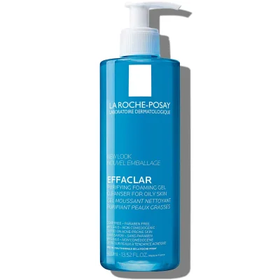 لاروش بوزيه (La Roche-Posay) إيفاكلار جل رغوي منقي، لتنظيف البشرة الدهنية والمعرضة لحب الشباب - 400 مل