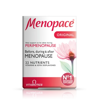Vitabiotics Menopace Menopause Support Supplement for Women's Health, Tablets - 30 Tablets