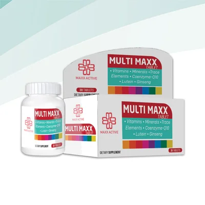 Maxx Active Multi Maxx Multivitamin & Mineral Supplement for Overall Health, Tablets - 30 Count