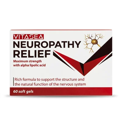 Vitasea Neuropathy Relief Multivitamin, for Nerve Health & Neuropathy Symptom Support, Capsules - 60 Count