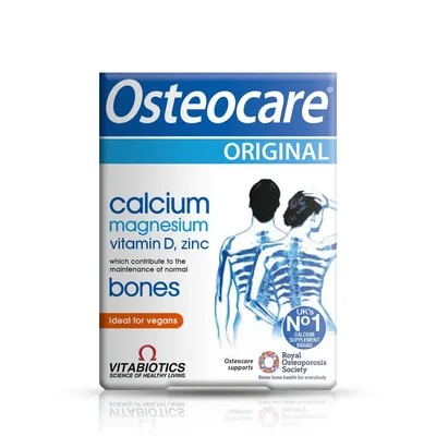 Vitabiotics Osteocare, Bone Health & Density Support with Calcium & Vitamin D3, Tablets - 30 Count