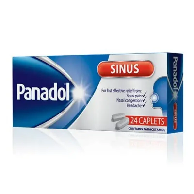 Panadol Sinus for Sinus Congestion Relief, Capsules - 24 Count