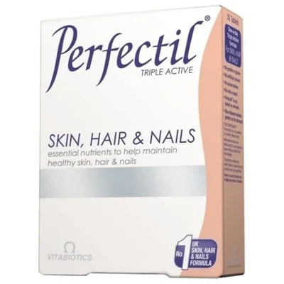 Vitabiotics Perfectil Original for Skin, Hair & Nail Health, Tablets - 30 Tablets