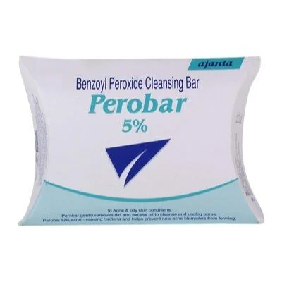 بيروبار (Perobar) صابونة علاج حب الشباب، منظف موضعي، 5% - 75 غم