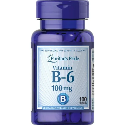 B-6 100mg 100tab Puritan's Pride