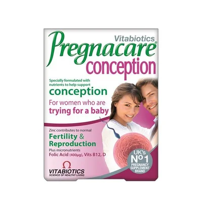 Vitabiotics Pregnacare Conception, Nutritional Support for Women Trying to Conceive, Tablets - 30 Tablets