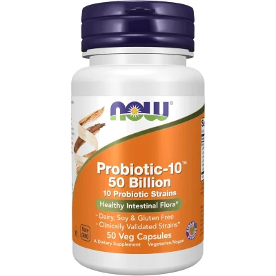 Probiotic-10 50 Billion 50 Capsules by NOW