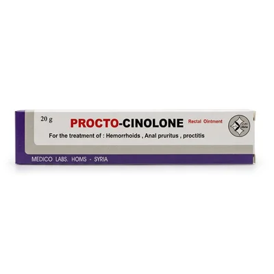 Ibn Hayyan Procto Cinolone Ointment for Hemorrhoids, Pain & Itch Relief - 30g