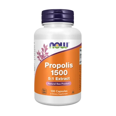 NOW Propolis 1500, Immune Support & Antioxidant Protection, Capsules - 100 Count
