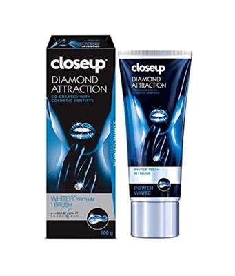 Closeup Diamond Attraction Power White Toothpaste