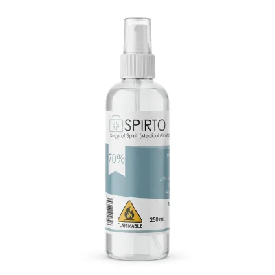 Spirto Alcohol 70% 250ml Hiclean