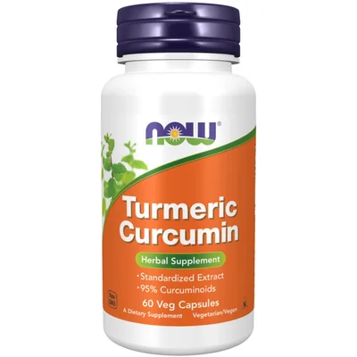 NOW Turmeric Curcumin, Antioxidant & Anti-Inflammatory Support, Capsules - 60 Count