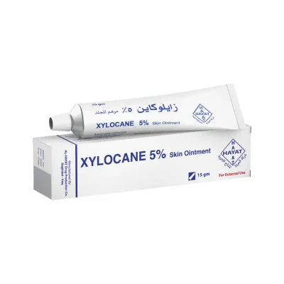 Hayat Xylocane Ointment, Local Anaesthetic for Pain & Itching Relief, 5% - 15g