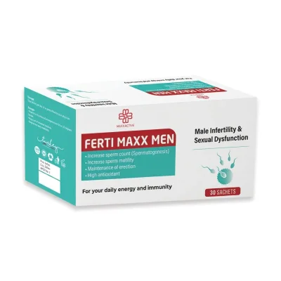 maxx active Ferti Max for Men, Male Fertility Supplement, 30 Sachets