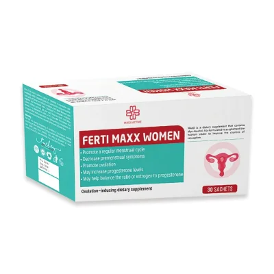 FERTI MAXX Female Fertility Supplement, Powder - 30 Sachets