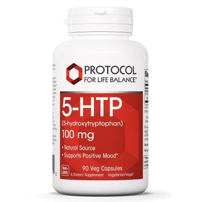 بروتوكول (Protocol) 5-HTP، مكمل غذائي، 100 ملغ - 90 كبسولة