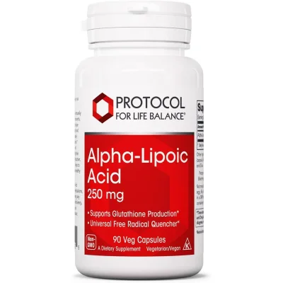 Alpha Lipoic Acid Protocol 600mg Capsules - 60 Count