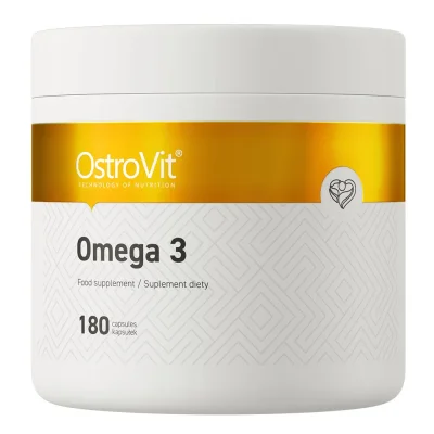 OstroVit Omega 3 Supplement, Capsules - 180 Count