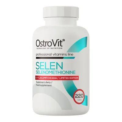 OstroVit Selenium, Essential Mineral Support for Antioxidant, Immune & Thyroid Health, Tablets - 220 Count