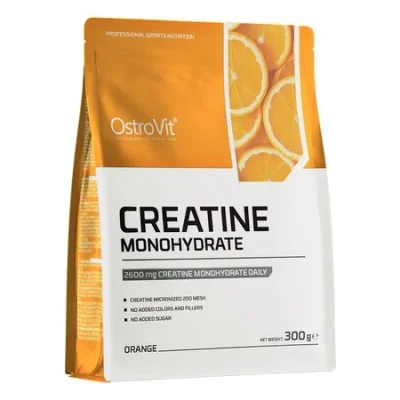 OstroVit Creatine Monohydrate, Enhances Athletic Performance & Muscle Strength, Powder - 300g