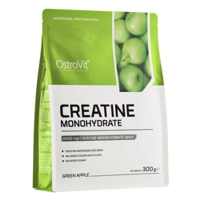 OstroVit Creatine Green Apple Flavor, Enhances Athletic Performance, Powder - 300g