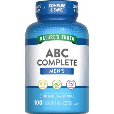 Nature's Truth Men's Multivitamin, Complete Daily Health Support, Tablets - 100 Count