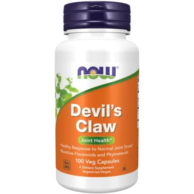 NOW Foods Devil's Claw Extract for Joint Comfort Support, Vegetarian Capsules - 100 Count