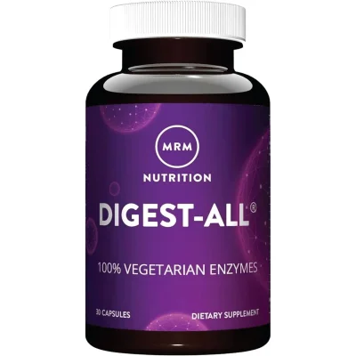 MRM Nutrition Digest-All 100% Vegetarian Enzymes, Supports Healthy Digestion & Nutrient Absorption, Capsules - 30 Count