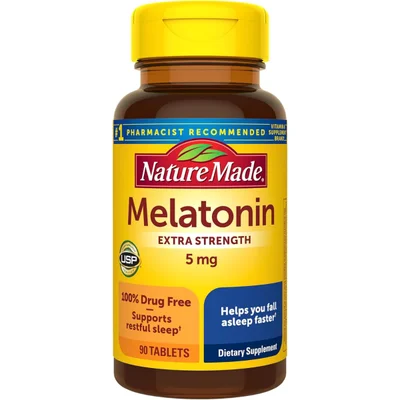 Nature Made Melatonin Extra Strength Sleep Aid, Tablets - 90 Count