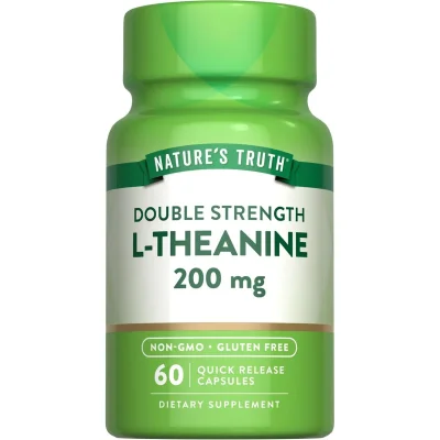 Nature's Truth L-Theanine 200mg for Relaxation and Mental Clarity, Capsules - 60 Count