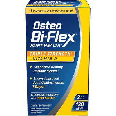 Osteo Bi-Flex Triple Strength Joint Health Tablets with Vitamin D3 - 80 Count