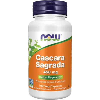 NOW Cascara Sagrada, Dietary Supplement, Tablets - 450mg