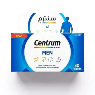 سنتروم (Centrum) مالتي فيتامين للرجال، لدعم الصحة العامة والطاقة، أقراص - 30 قرص