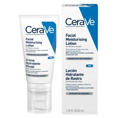سيرفي (CeraVe) لوشن مرطب للوجه ليلي مع حمض الهيالورونيك، كريم - 52 مل