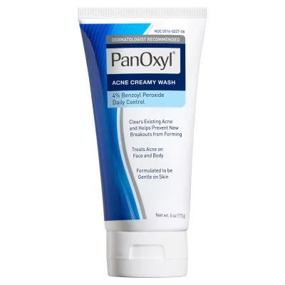PanOxyl Acne Creamy Wash, Kills Acne-Causing Bacteria - 170g