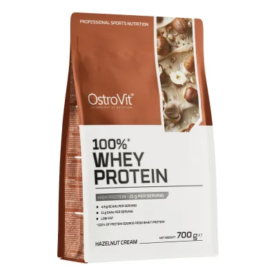 OstroVit Whey Protein, Hazelnut Cream Flavor, Muscle Growth & Recovery Support, Powder - 700g