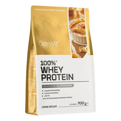 OstroVit Whey Protein Creme Brulee Flavor, Muscle Growth Support, Powder - 700g