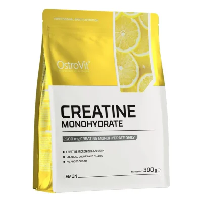 OstroVit Creatine Monohydrate Powder, Enhances Athletic Performance & Muscle Strength - 300g