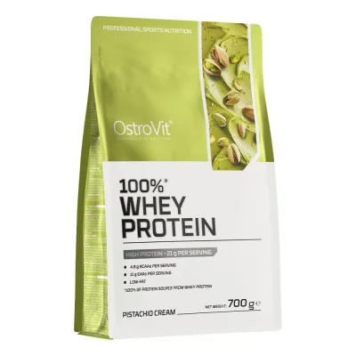 OstroVit Whey Protein Pistachio Cream Flavor, Muscle Building Support, Powder - 700g
