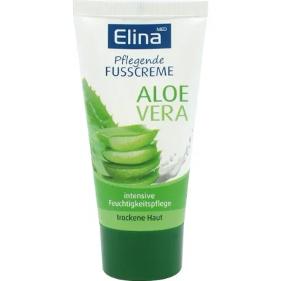 ELINA Aloe Vera Foot Cream, Soothing & Moisturizing for Dry & Irritated Skin - 50ml