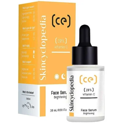 Skincyclopedia Vitamin C 20% Face Serum — Brightening, 30ml