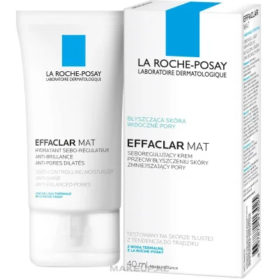 لاروش بوزيه إيفاكلار مات مرطب ومطفي للبشرة – 40 مل - La Roche-Posay