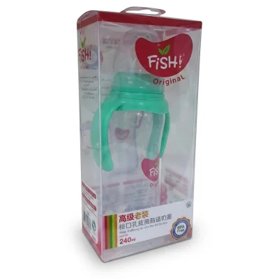 Fish Baby Feeding Bottle, 0+ Months - 240ml